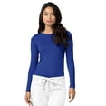 thumbnail image 2 of Adar Underscrubs for Women 3 Pack - Long Sleeve Underscrub Comfort Tee - 2903 - Royal Blue - L, 2 of 7