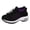 Purple, variant on Orthopedic Walking Running Nursing Shoes for Women with Arch Support 2026 Spring Fall Comfortable Knit Ortho Air Cushion Non Slip Work Sneakers Purple Size 7