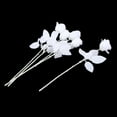 thumbnail image 3 of Centre de Table en Polyester Roses Halloween Décoration de Mariage Florale Fête Tout Blanc, 3 of 9