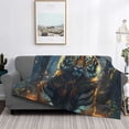 thumbnail image 2 of Fotbe Forest Meditating Tiger Manta de Franela con Estampado, Manta Ultrasuave para Cama, Sofá, Auto, Hipoalergénica y Antibolitas-50"x40", 2 of 6