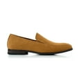thumbnail image 2 of Ferro Aldo Dale MFA19703 Minimalist Slip-on Suede Penny Loafers, Honey Suede, Size 9, 2 of 8