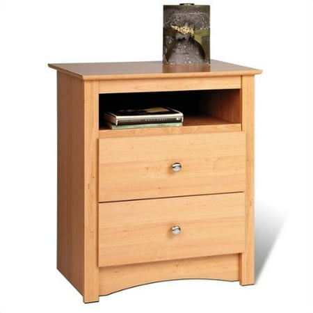 drawer shelf open nightstand sonoma tall