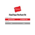 thumbnail image 3 of Hanes Women's Comfort Fit Ext. size Ankle Socks 10 + 3 Bonus pack, 3 of 4