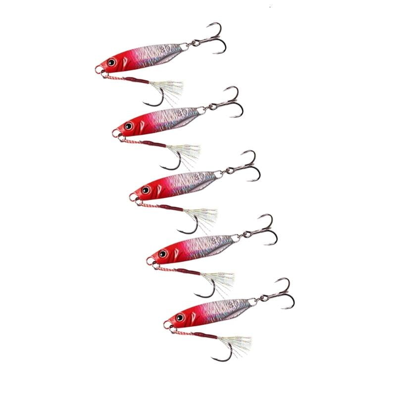 CEORPER Metal Casting Jigging Spoon Lure Saltwater Fishing Baits 10/15/20/25/30g