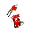 thumbnail image 2 of mmirethe 1/64 Figurines Dioramas de Moto Barbus Rouges Miniatures RM Rouge 7cm, 2 of 2