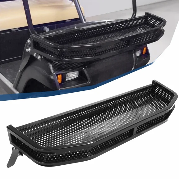 Kojem Front Cargo Basket for 1995-2007 All Yamaha Golf Cart G14-G22 Gas and Electric Models - G14 G16 G19 G20 G21 G22 Clay Utility Basket Outer Storage Mounting Basket