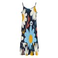 HANSHBDB Marshmallow Daisy Pattern 29 Women's Maxi Summer Dress
