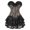 Leopard, variant on Push-up Slimming Corsets Bustier with Multi Layer lace Skirt 2XL Leopard