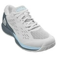 thumbnail image 2 of Wilson Women`s Rush Pro Ace Pickler Pickleball Shoes White and Stormy Weather (  7.5   ), 2 of 5