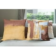 thumbnail image 7 of Ambesonne Throw Pillow Cover 4 Pack, , 18", Mustard and Pale Redwood, 7 of 7