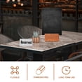 thumbnail image 4 of 1pc Stainless Steel Reserved Restaurant Reserved Sign Party Supply, 4 of 8