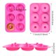 thumbnail image 4 of 6-Cavity Silicone Donut Baking Pan Bandeja para moldes sin , Fácil de limpiar y apto para lavavajillas y microondas (2 Pack）, 4 of 5