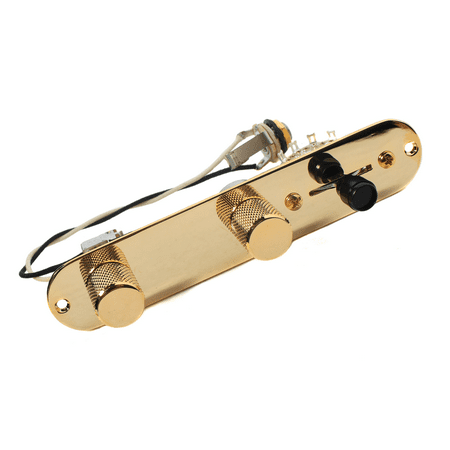 - Fender Nashville Telecaster Loaded 7-way Control Plate, CTS Pots CRL Switch Gold