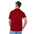thumbnail image 7 of Quick Dry Polo Shirts for Men Short Sleeve Breathable Pique Knet Golf Business Casual Top Lightweight Athletic T-Shirt Summer Wine XL, 7 of 7