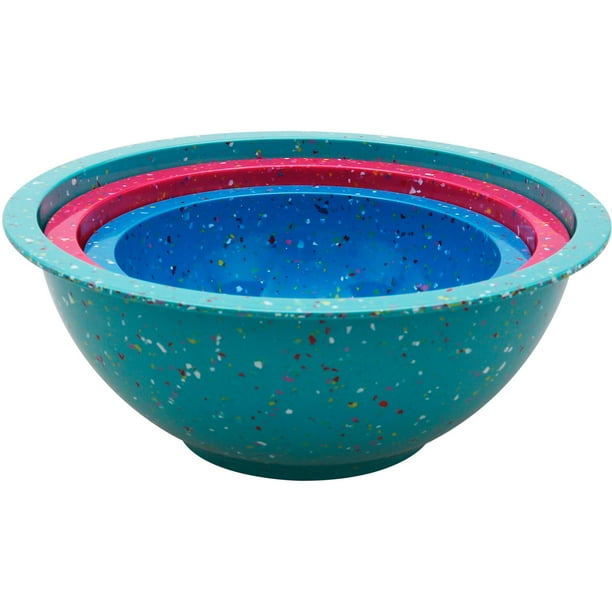 Mainstays Speckled Mixing Bowl Set, 3 Piece