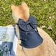 thumbnail image 4 of Falda vaquera para perro y gato, suministros para pasear al perro, tracción en el pecho y la espalda, 1 Uds., 4 of 6