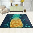 thumbnail image 3 of Coolnut 80 x 58 inches Lightweight Soft Area Rug Mat Indoor Floor Rugs Home Decoration for Kids Room Living Room Hello Summer Pineapple, 3 of 6