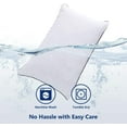 thumbnail image 5 of Pillows Queen Size Set of 2 for Sleeping, Soft and Supportive Bed Pillow for Side and Back Sleeper, Down Alternative Hotel Collection Sleeping Pillows 2 Pack -30x20 Inches, 5 of 12