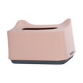 thumbnail image 4 of Caja de pañuelos creativa, soporte de papel duradero de pie, dispensador de papel, dispensador de pañuelos para escritorio, baño, comedor, dormitorio, Rosado mayimx Caso de tejido, 4 of 9