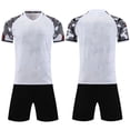 thumbnail image 2 of Hessimy Boys Active Shorts Set - 2 Piece Boys Athletic Shirts and Active Basketball Shorts,Jogging Football Tracksuit 3-4 Years, 2 of 4