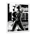thumbnail image 2 of Designart 'Black and White Cyborg Body II' Modern Framed Art Print, 2 of 4