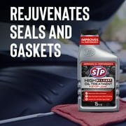 STP High Mileage Oil Treatment + Stop Leak Engine Oil Additive, 15 fl oz