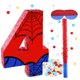 thumbnail image 1 of Piñata RUISUER Spider número 4 de 40 cm con confeti en forma de bastón con los ojos vendados, 1 of 7
