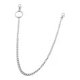 thumbnail image 4 of Cadena Jeans Aleación Hombres Clasico Basico Simple Llavero Cadena Plata Pantalones Cartera UNA Salvador hombres mujeres jeans cadena, 4 of 10