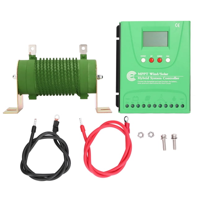 Controlador híbrido eólico solar, 12 V 24 V Controlador solar eólico solar LCD Controlador solar eólico Tecnología avanzada