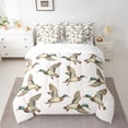 thumbnail image 2 of jejeloiu Rustic Mallard 7-Piece Twin Bedding Sets,Flying Duck Bedding Comforter Set For Girls Boys Reversible, 2 of 8