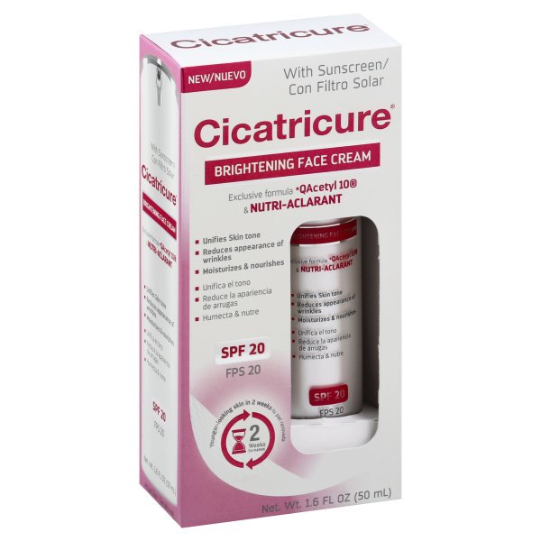 Cicatricure Advanced Brightening Face Cream With Sunscreen Spf 20, 1