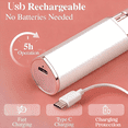 thumbnail image 6 of YOOVEE Facial Hair Remover Features Women's Facial Shaver for Face and Upper Lips,White-B, 6 of 10