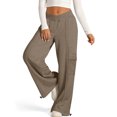thumbnail image 7 of Yuzhih Sweatpants for Women V Waisted Wide Leg Lounge Cargo Pants with Pockets Casual Comfy Athletic Pants, 7 of 7