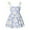 Sky Blue, variant on OAVQHLG3B Toddler Kids Baby Girls Dress Beach Dresses Casual Sleeveless Princess Summer Dress