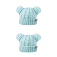 thumbnail image 2 of Gorro con bolas de pompones esponjosos Minnieouse Diseño de doble capa gorros de moda para niños, 2 of 6