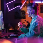 Gaming Headset for PC, PS5, Xbox Series X/S, Xbox One, Switch, MAC, Xbox Headset with Noise Canceling Microphone, Wired Over-Ear Gaming Headphones with RGB Light,Bass Surround-Tronsmart Sounfii G10
