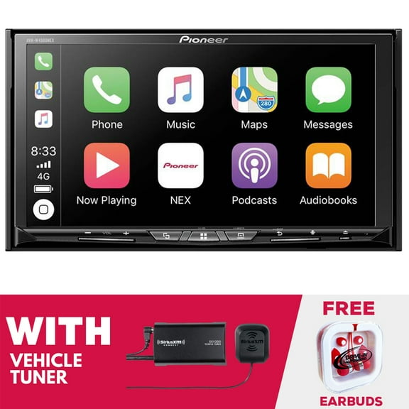 New Pioneer AVH-W4500NEX DVD Receiver with Free SiriusXM Tuner