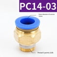 thumbnail image 3 of 10Pcs Pc Air Pipe Connector High Temperature And Pressure Resistant 12Mm 1/2 Mingyqi, 3 of 10