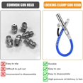 thumbnail image 4 of Lock-Type High Pressure Grease Gun Coupler, Single Handle Grease Filling Head Self-locking Grease Mouth Compatible with All Grease Guns, 4 of 5