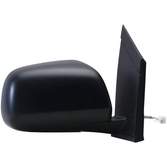 70077T - Fit System Passenger Side Mirror for 04-10 Toyota Sienna, black, foldaway, Heated Power