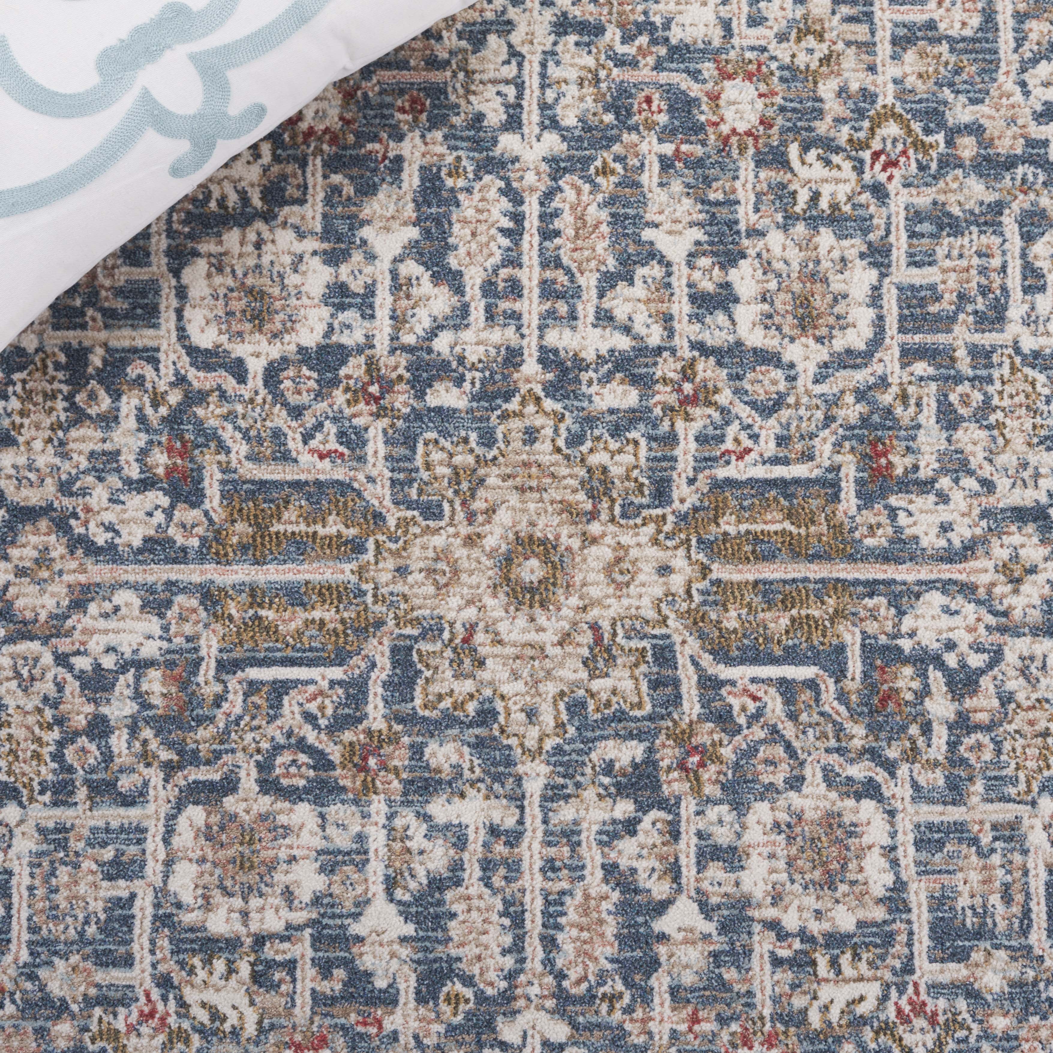 SAFAVIEH Vivaldi Roberta Abstract Area Rug, Light Blue/Ivory, 8' x 10'