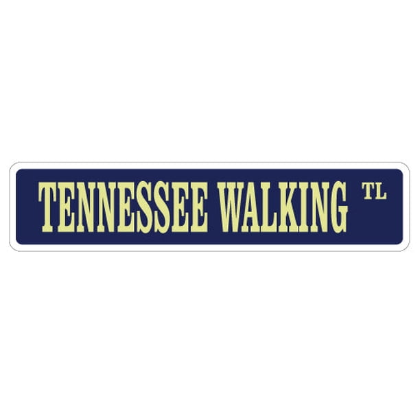 TENNESSEE WALKING HORSE Street Sign horses farm walker trainer riding -  Walmart.com