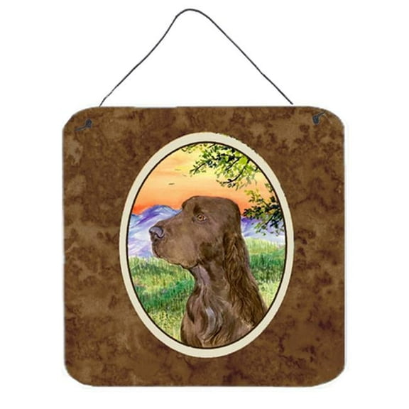 Field Spaniel Aluminium Metal Wall or Door Hanging Prints