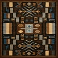 thumbnail image 2 of United Weavers Brunswick Naja Southwestern Geometric Accent Rug, Brown, 1'10" x 3', 2 of 2
