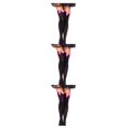thumbnail image 4 of Calcetines finos hasta la rodilla Sonducket de nailon a la moda y cómodos para mujer color negro, 4 of 6