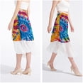 thumbnail image 4 of Tie Dyeing Chiffon Summer Beach Dress for Women with Polyester Straps, 4 of 6