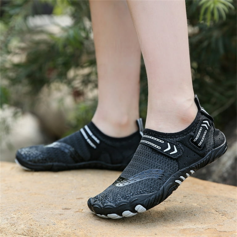 Dunacifa Mens Dress Shoes Black Mens Wide Toe Box Barefoot Shoes Mesh Breathable Zero Drop Minimalist Summer Walking Sneakers Zapatos Casuales para