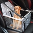 thumbnail image 4 of Bolsa de hamaca plegable portátil para perro Yuyangstore Cinturón de Seguridad Impresión de gris, 4 of 7