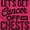 Heliconia, variant on Let's Get Cancer Off Our Chests Women Crewneck Sweatshirt Brisco Brands S