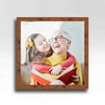 thumbnail image 4 of 11x11 Light Brown Veneer Real Wood Picture Frame Width 0.75 inches | Interior Frame Depth 0.5, 4 of 8